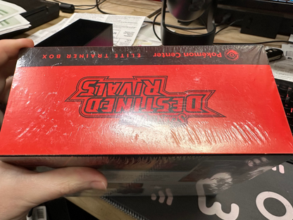 Pokemon Destined Rivals Pokemon Center Elite Trainer Box (Damaged Wrap - See Other Photos)