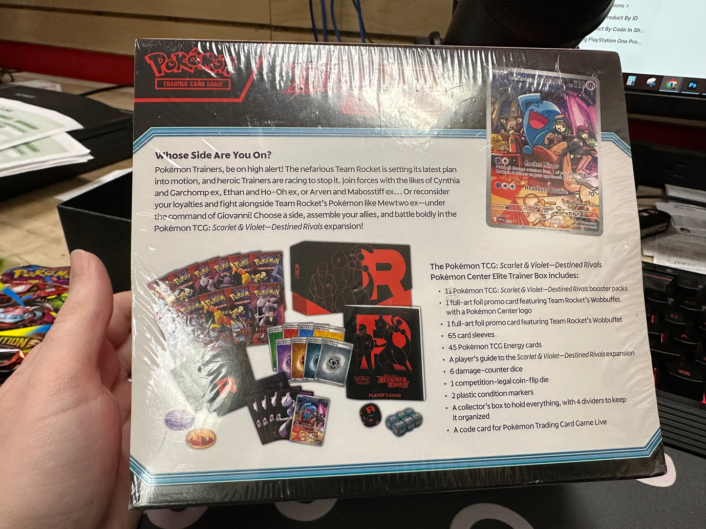 Pokemon Destined Rivals Pokemon Center Elite Trainer Box (Damaged Wrap - See Other Photos)