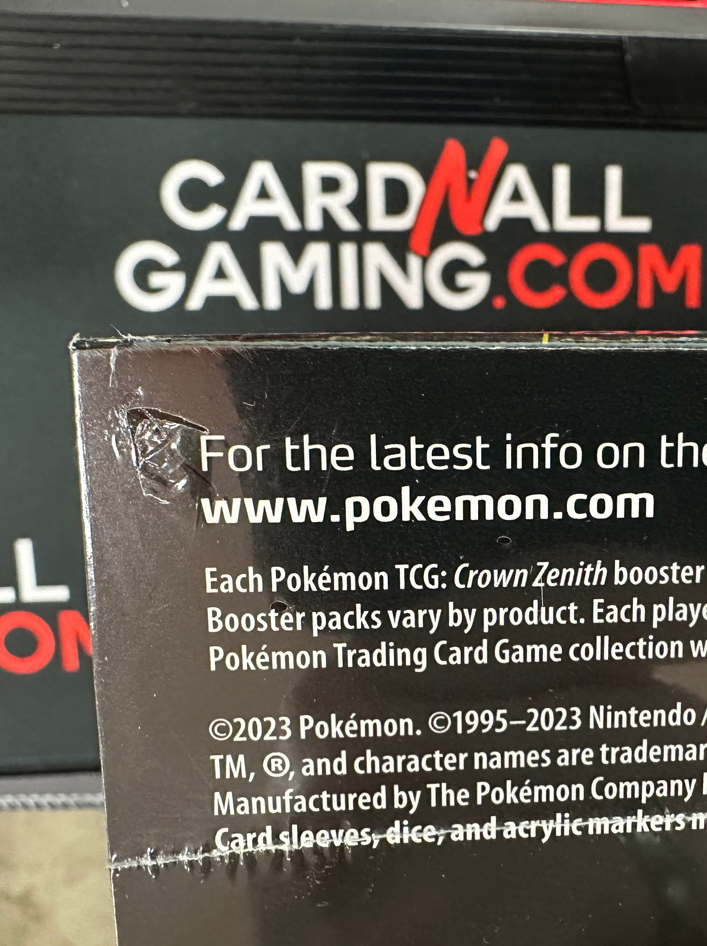 Crown Zenith Elite Trainer Box (Ripped seal)