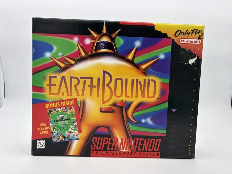 EarthBound Complete with Scratch n Sniff- Super Nintendo
