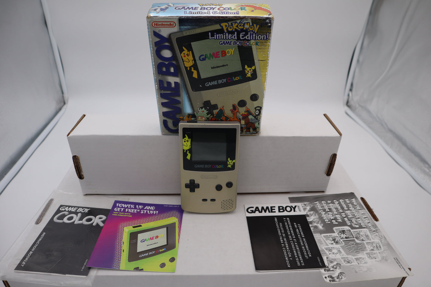 Pokemon Gold and Silver Special Edition Gameboy Color - GameBoy Color (6895541944375)