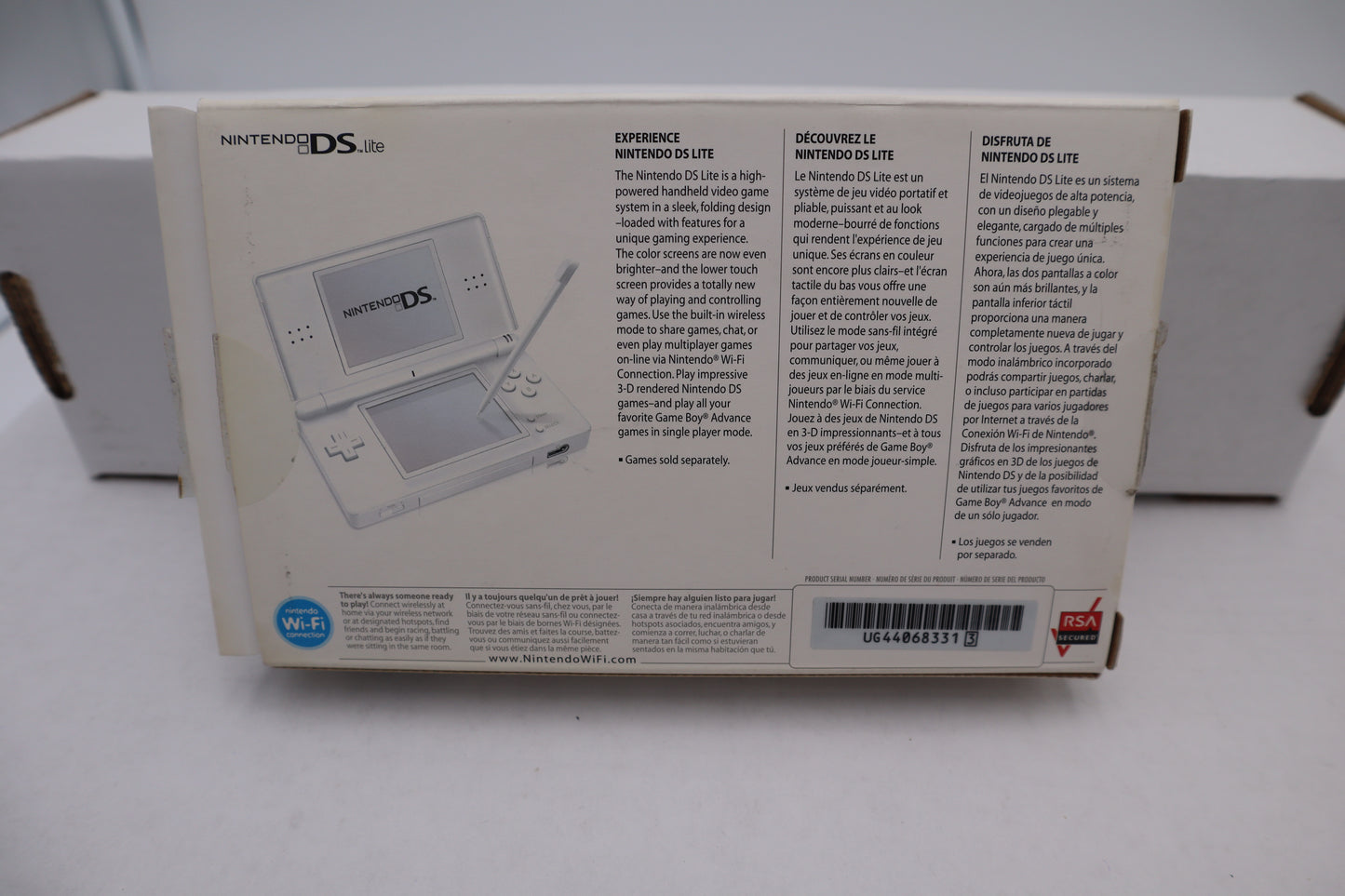 White Nintendo DS Lite - Nintendo DS (6895551905847)