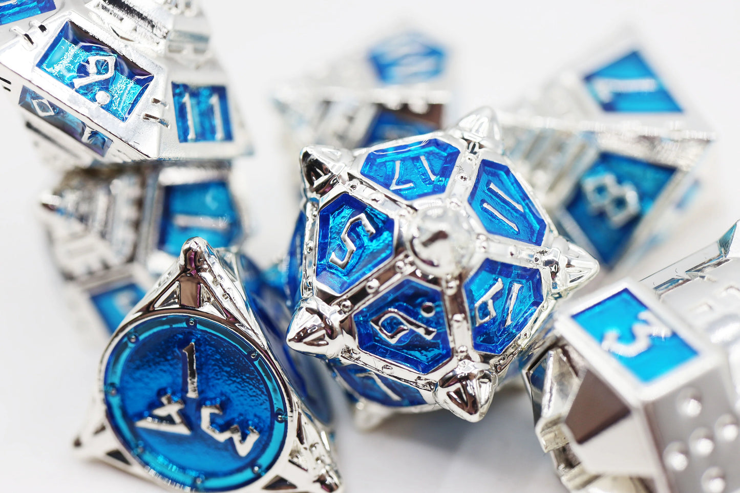 Foam Brain Games Metal Dice Set