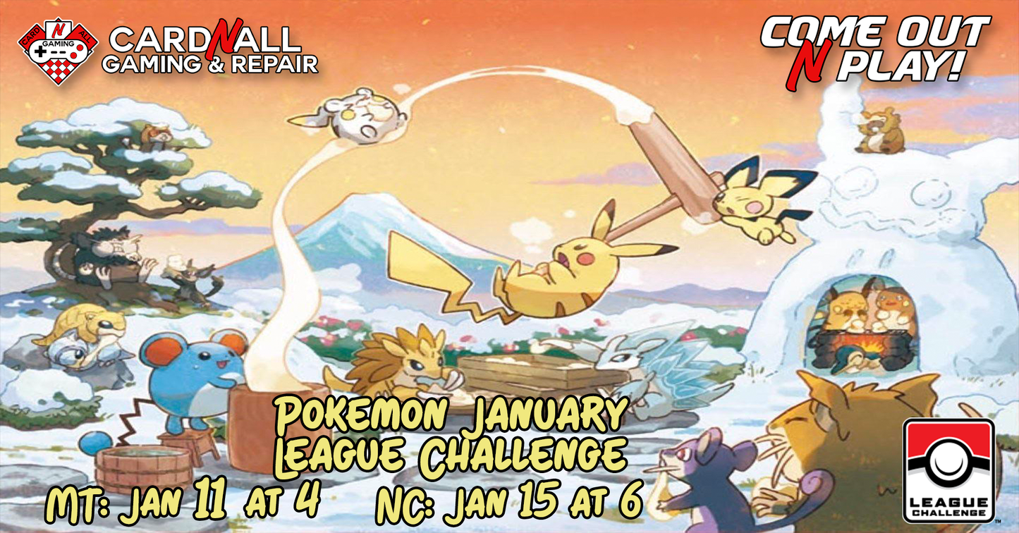 Pokemon January 15 2026 League Challenge