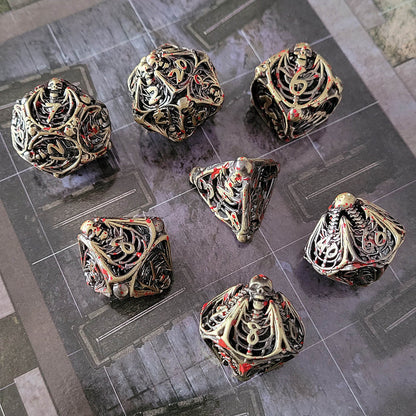 Lich Slayer Metal Dice Set Forged Gaming