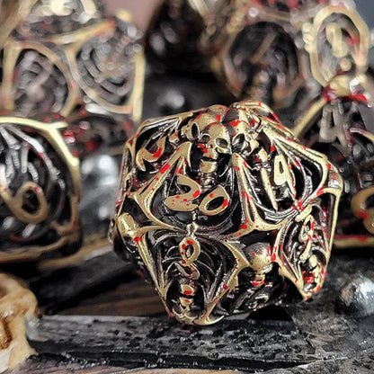 Lich Slayer Metal Dice Set Forged Gaming