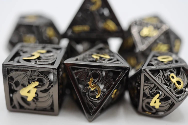 Foam Brain Games Metal Dice Set