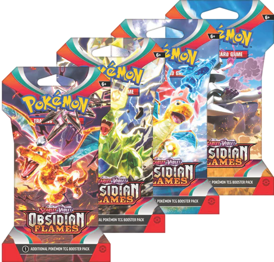 Obsidian Flame Sleeved Booster Pack