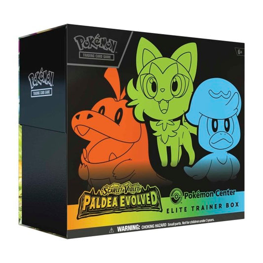 Paldea Evolved Pokemon Center Elite Trainer Box