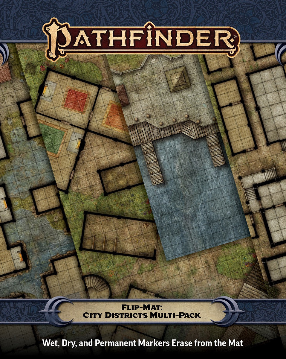 Pathfinder Flip-Mat Classics - City Districts Multi-Pack