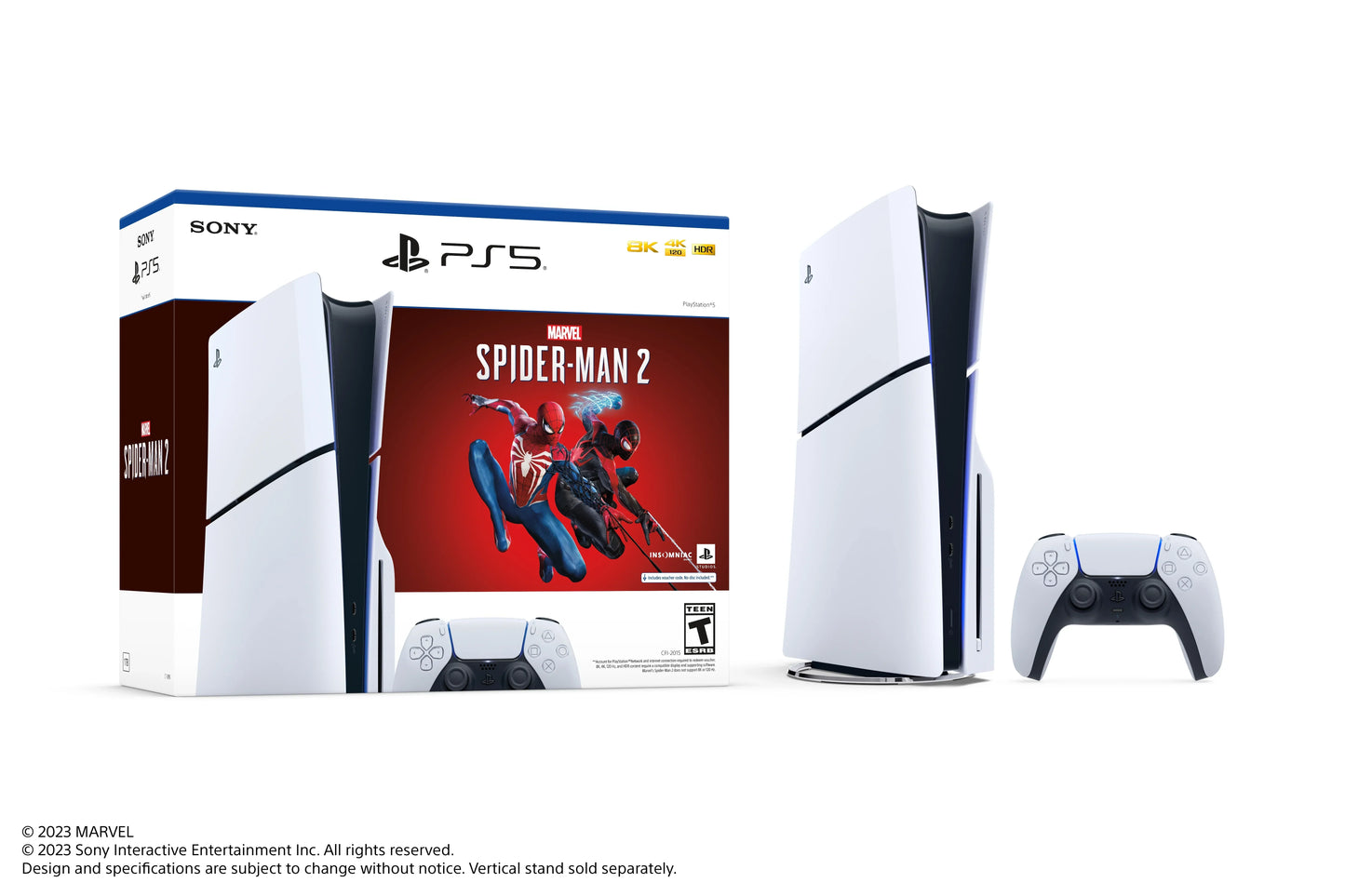Playstation 5 Slim Console [Disc Version] - Marvel's Spider-Man 2 Bundle - Playstation 5