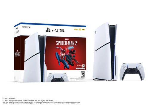 Playstation 5 Slim Console [Disc Version] - Marvel's Spider-Man 2 Bundle - Playstation 5