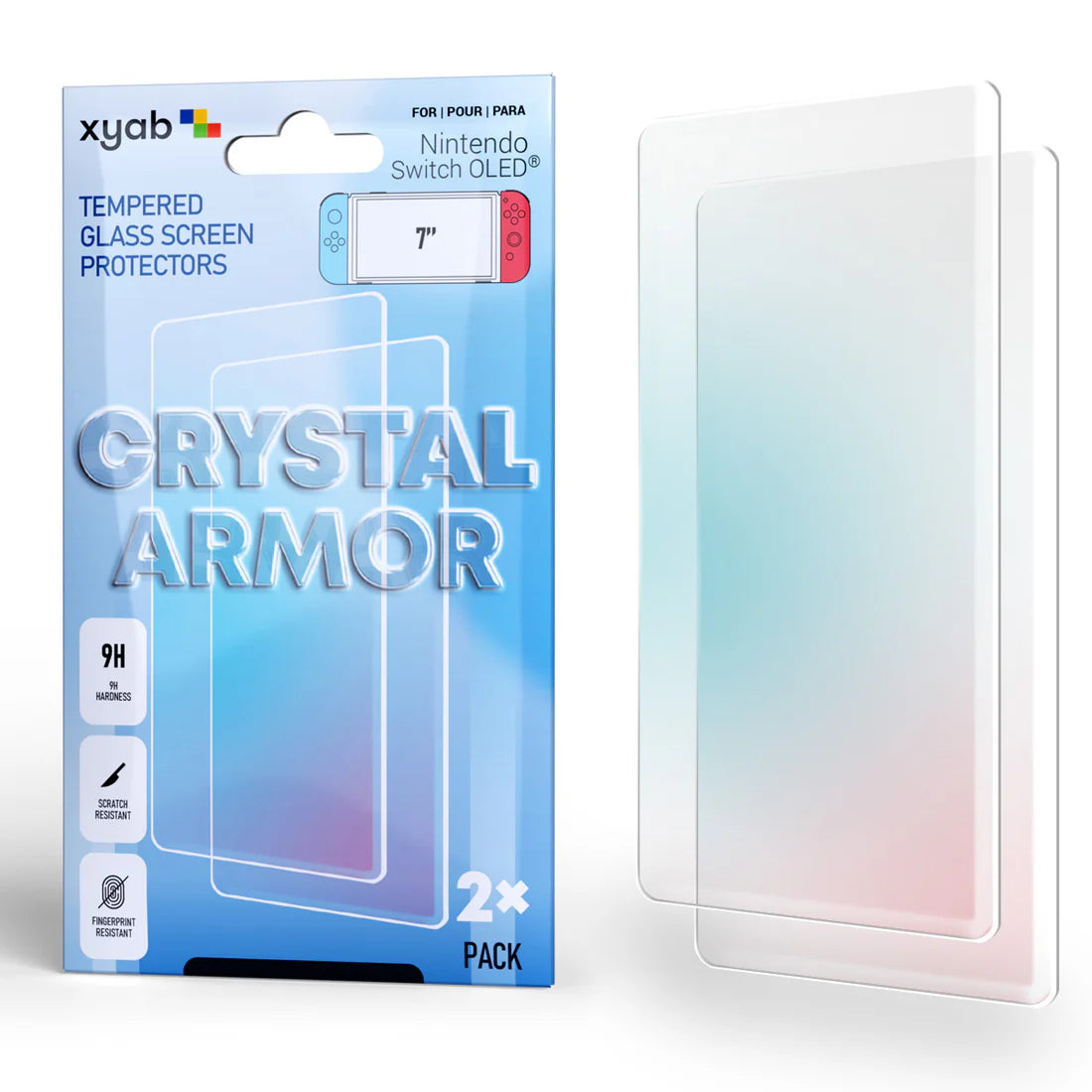 XYAB Nintendo Switch OLED Tempered Glass Screen Protector