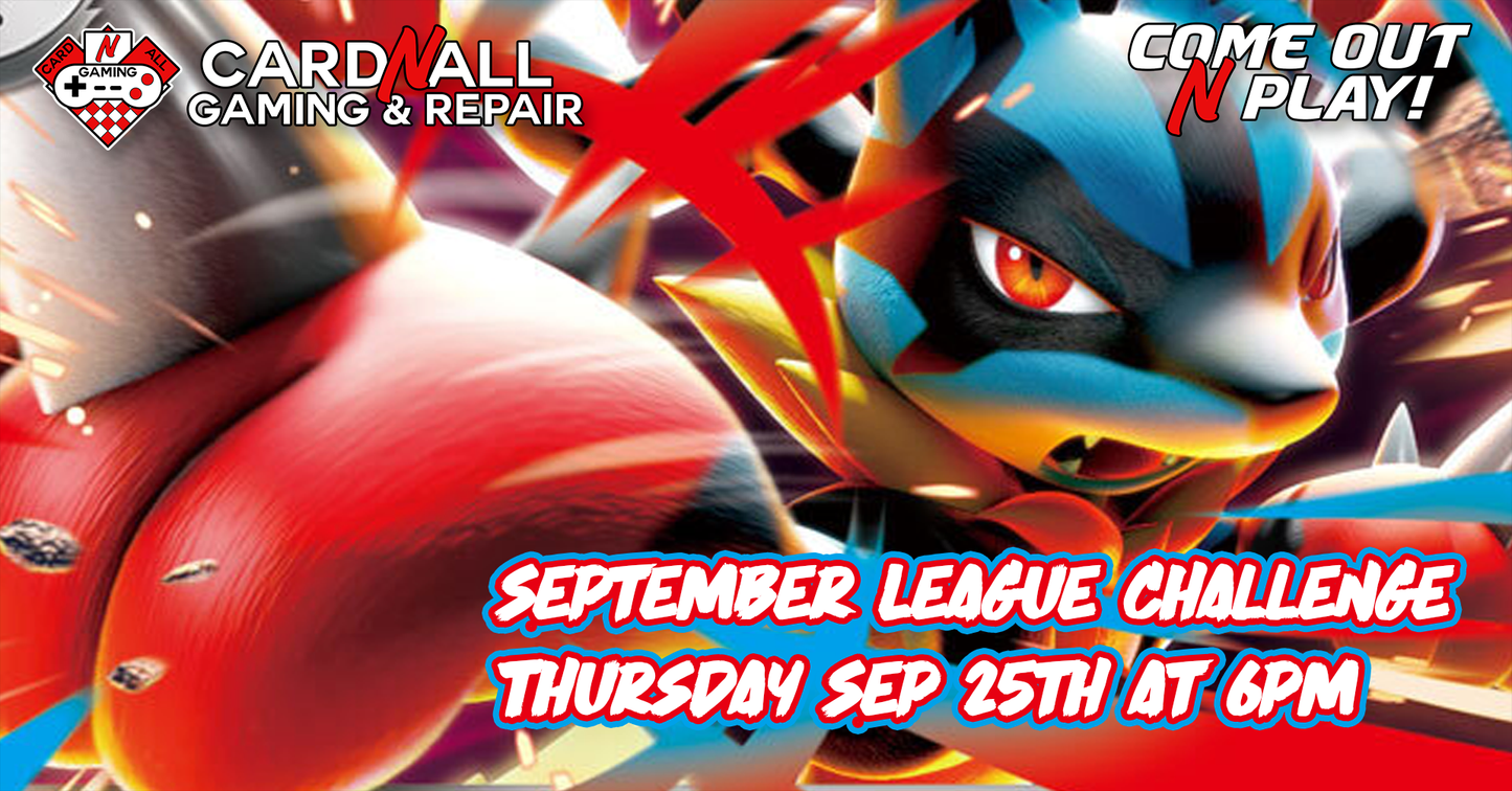 Pokemon September 25th 2025 League Challenge
