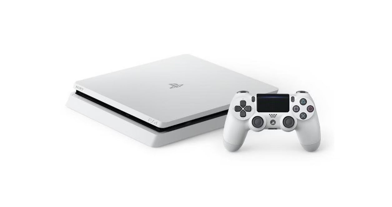 Playstation 4 500GB Slim Glacier White Console - Playstation 4