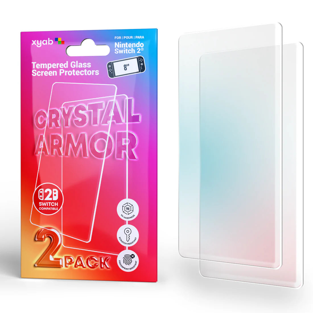 XYAB Nintendo Switch 2 Tempered Glass Screen Protector