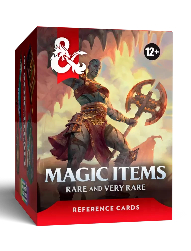 D&D Magic Items Rare and Very Rare Reference Cards