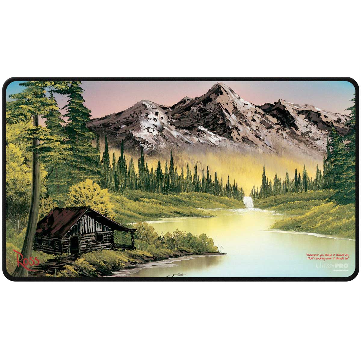 Ultra Pro Bob Ross Mountain Retreat Playmat