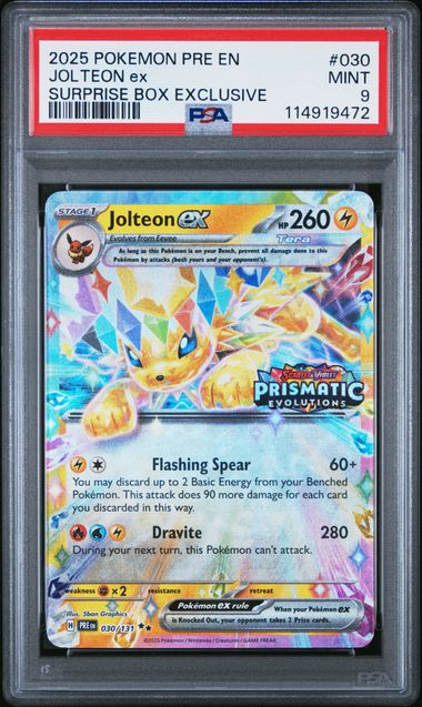 PSA 9 Jolteon EX 030/131 Surprise Box Exclusive 472