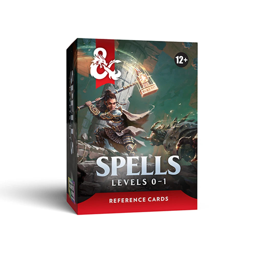 D&D Spells Levels 0 - 1 Reference Cards