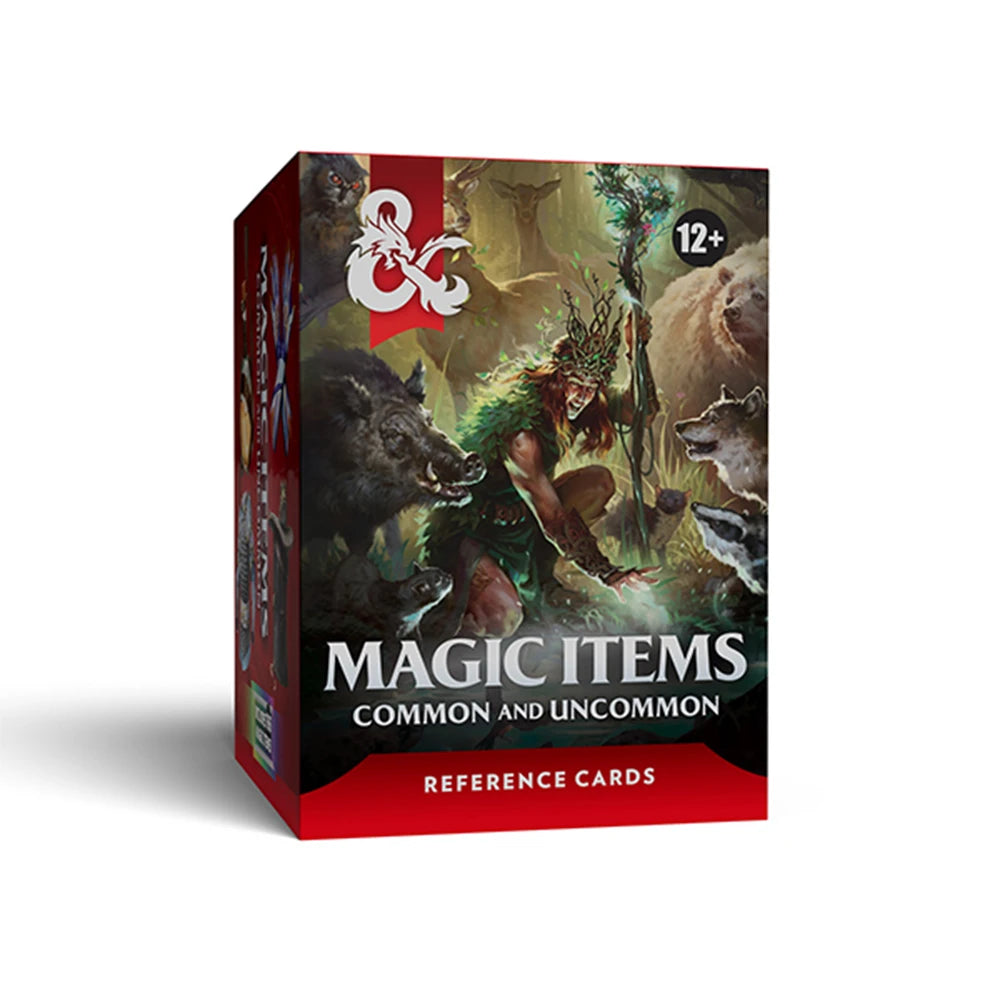 D&D Magic Items Common and Uncommon References Cards