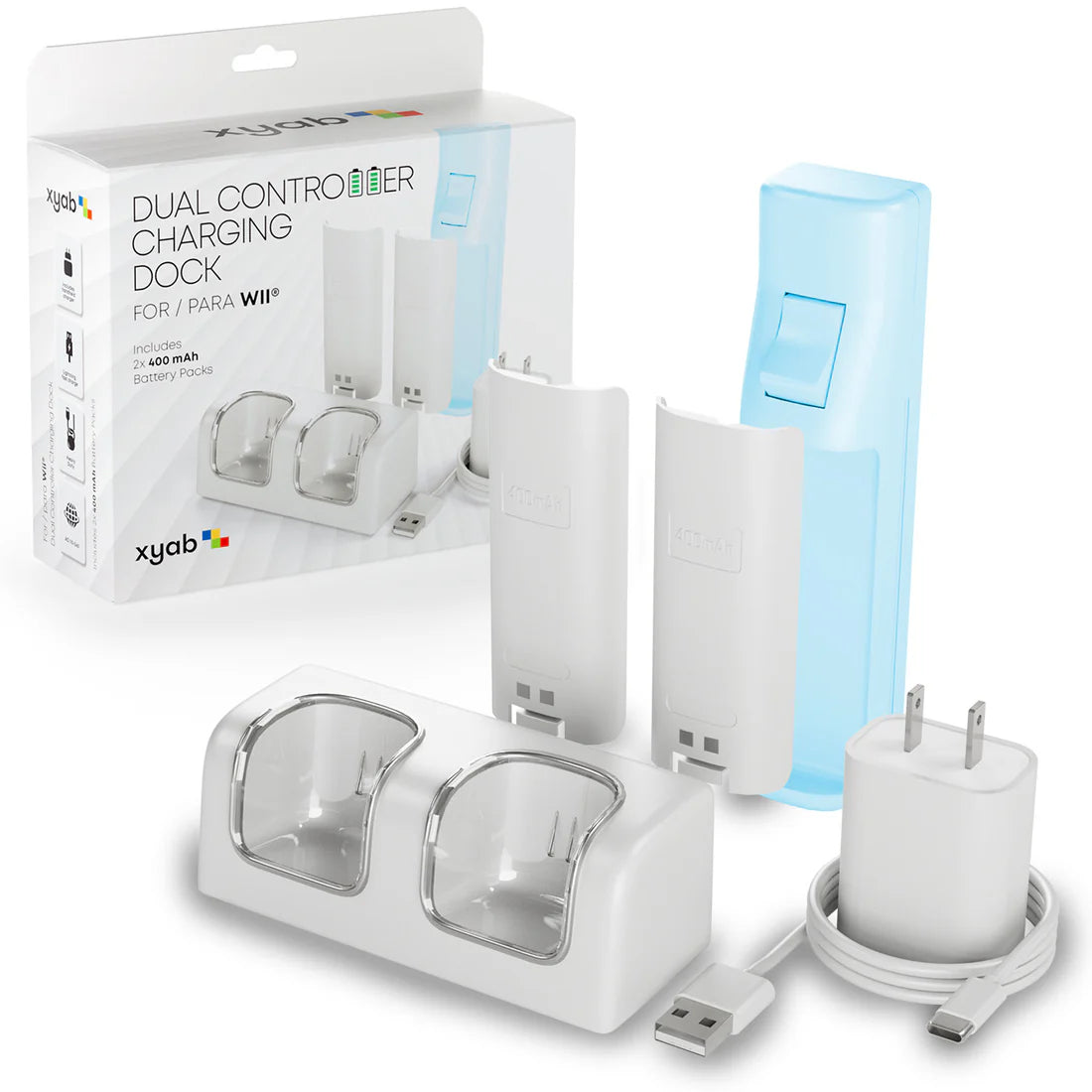 XYAB Dual Controller Wii / Wii U Charging Dock