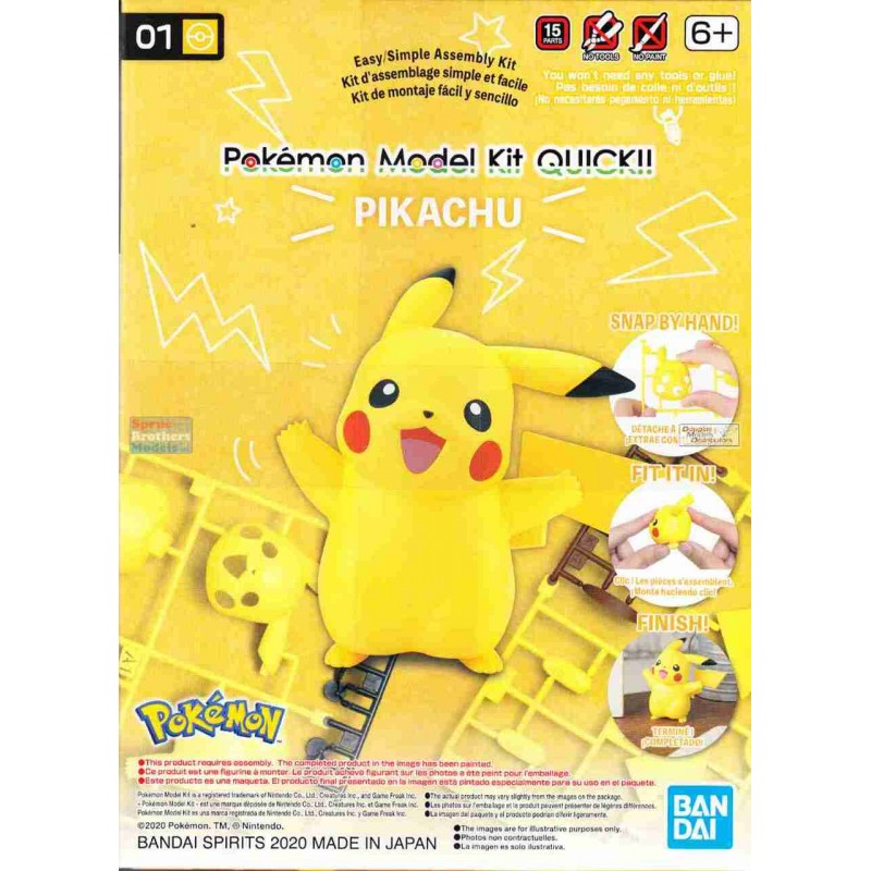 Pikachu Ranch Model Pikachu Pokemon Model Kit Happy Pose – CNAG New Cut