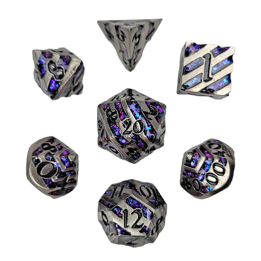 Celestial Ore Mini Metal Dice Set Forged Gaming