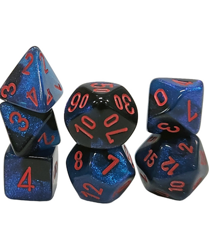 Chessex Mini Gemini Polyhedral 7ct Dice Set