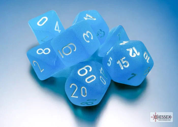 Chessex Mini Frosted Polyhedral 7ct Dice Set