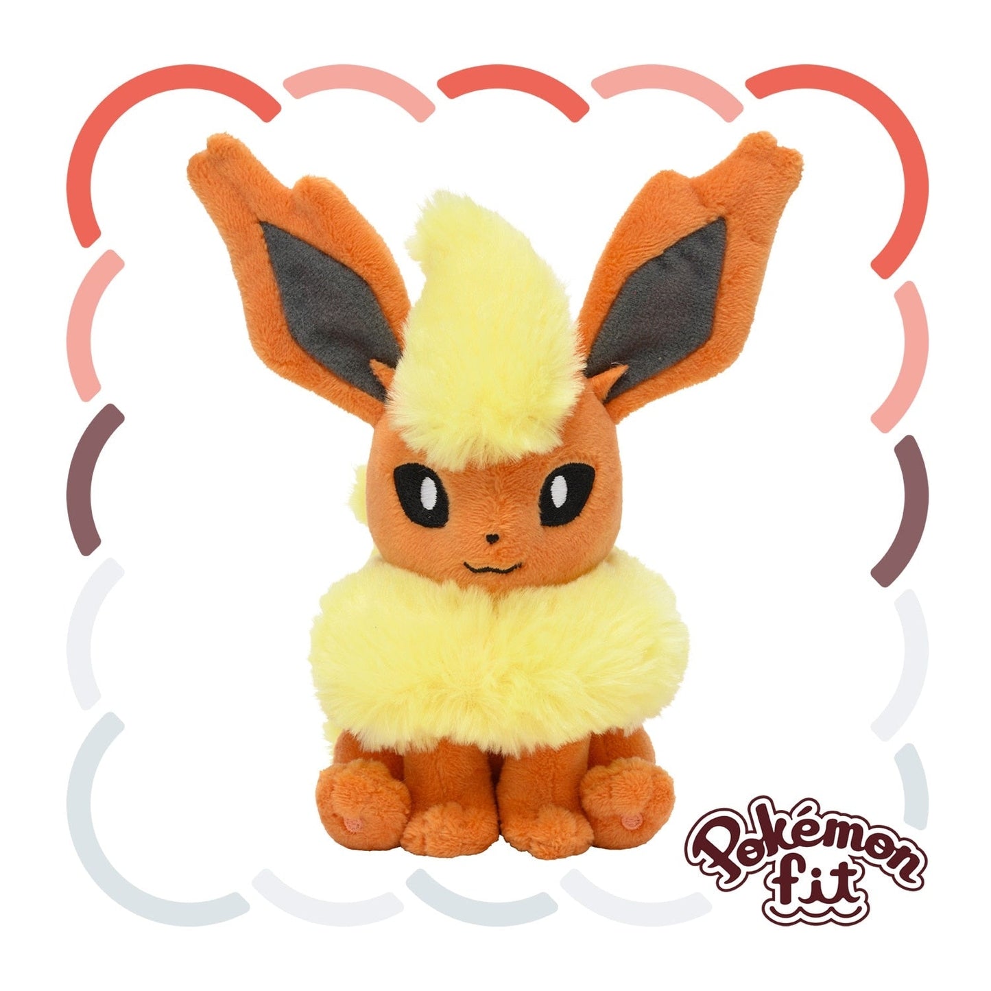 Flareon Pokemon Fit Plush