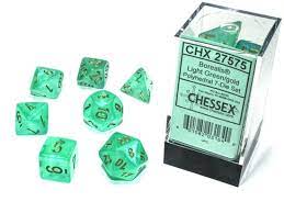 Chessex Borealis Polyhedral 7ct Dice Set