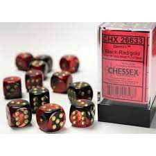 Chessex Gemini 16mm D6 12ct Dice Set