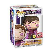Funko POP! Marvel Star-Lord Exclusive Vinyl Figure #611 [with Power Stone, Glow-in-the-Dark]