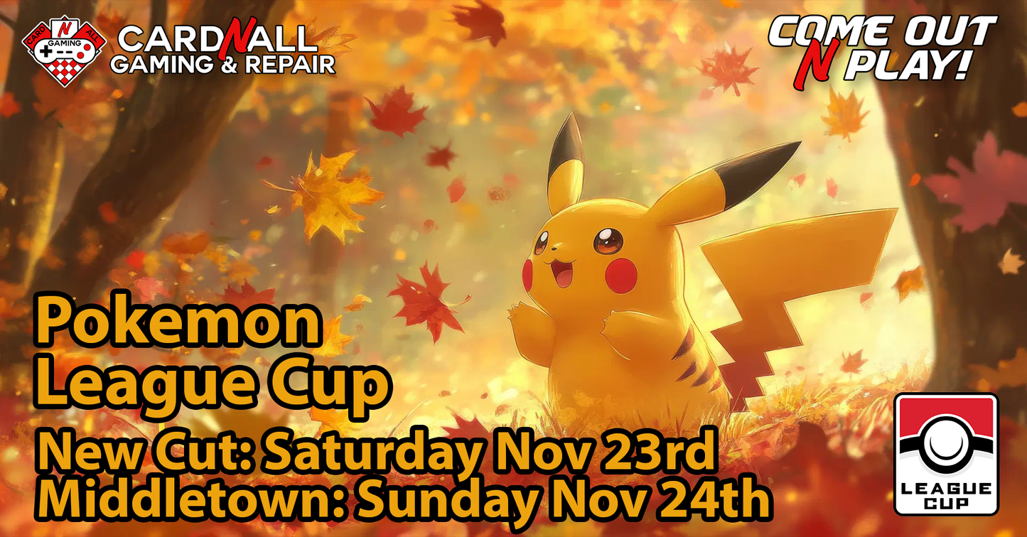 Pokemon TCG League Cup at Middletown on November 24th