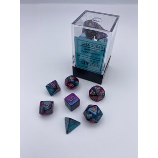 Chessex Mini Gemini Polyhedral 7ct Dice Set