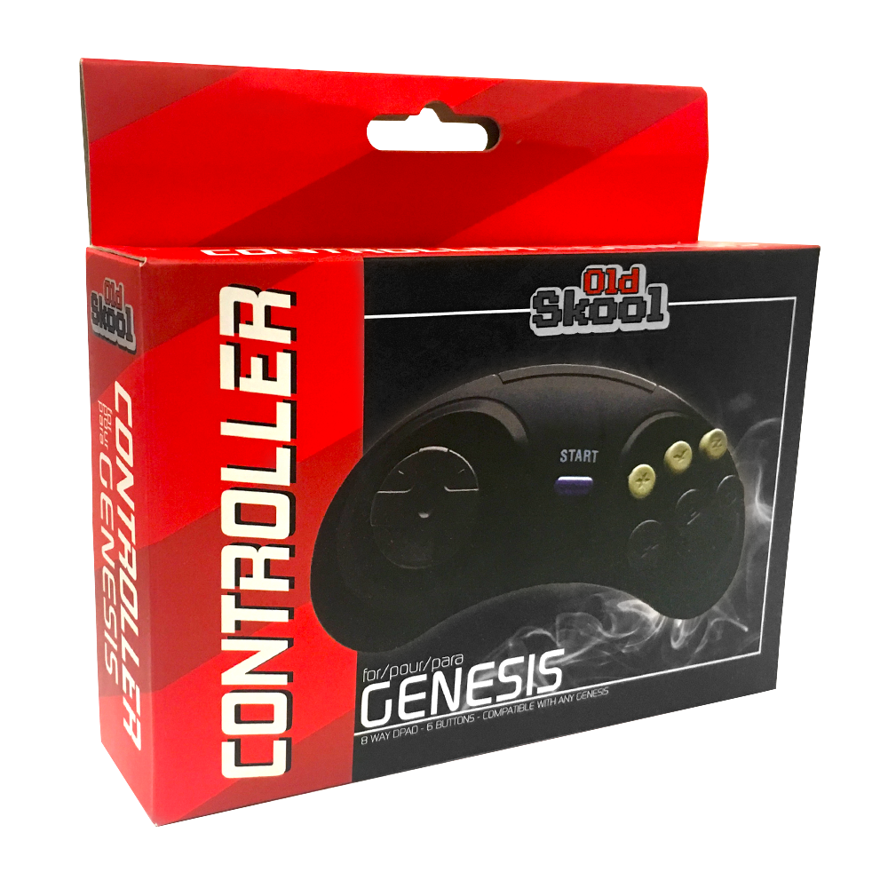 Old Skool 6-Button Sega Genesis Controller
