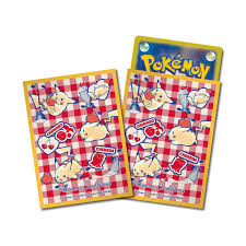 Pikachu & Hearts Pokemon Center Sleeves