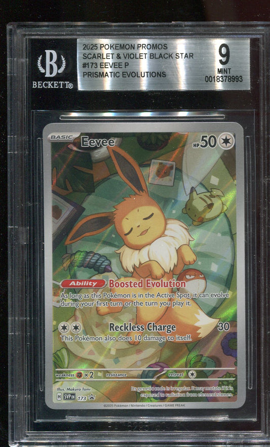 Beckett 9 Eevee 173 Prismatic Evolutions ETB Promo