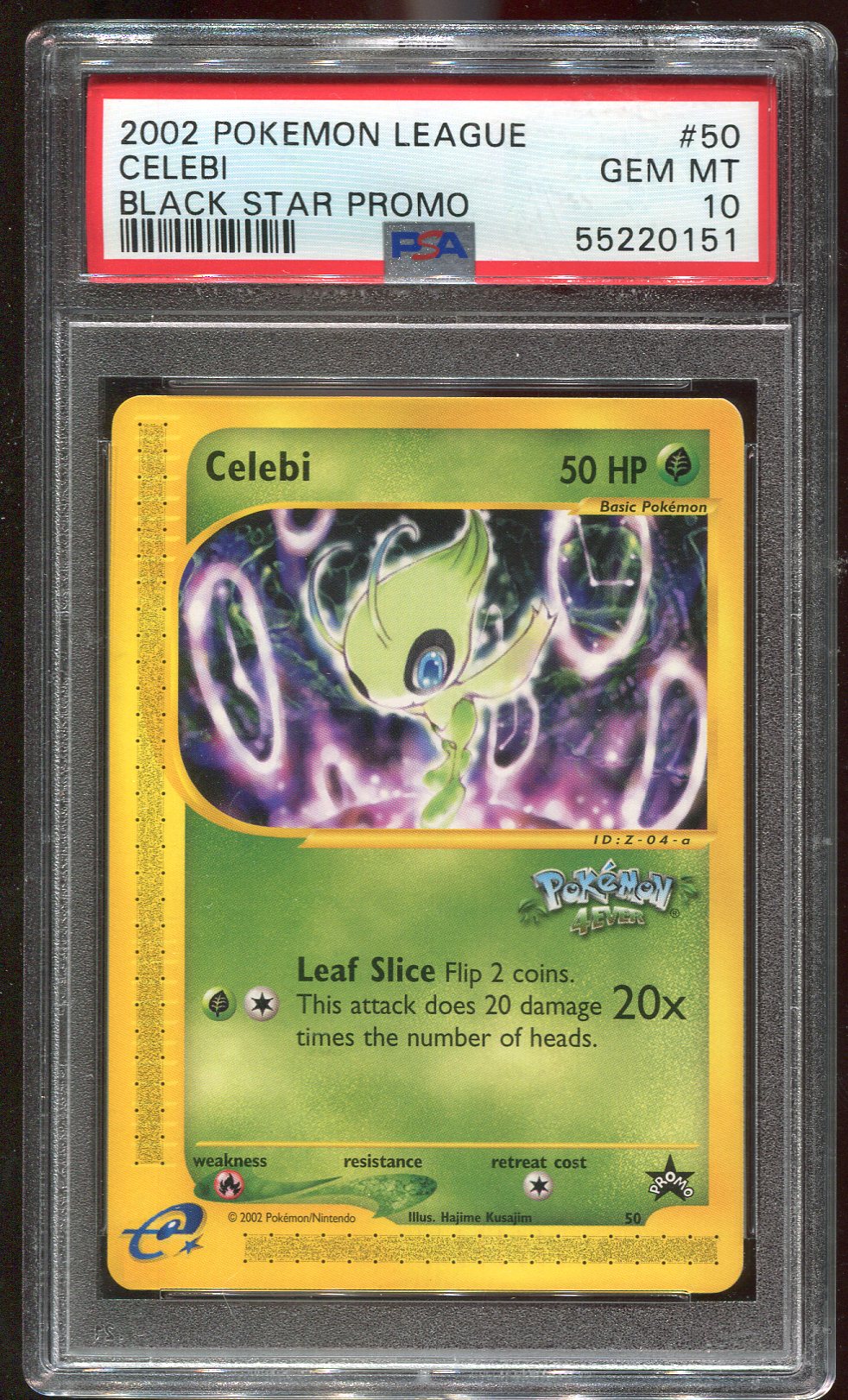 PSA 10 Celebi #50 Black Star Promo 151
