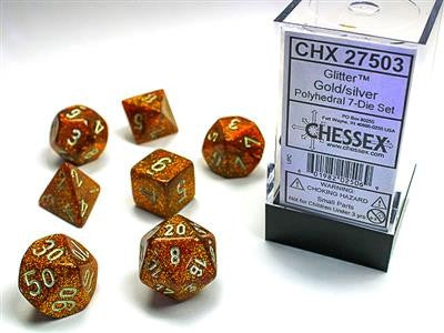 Chessex Glitter Poly Dice Set