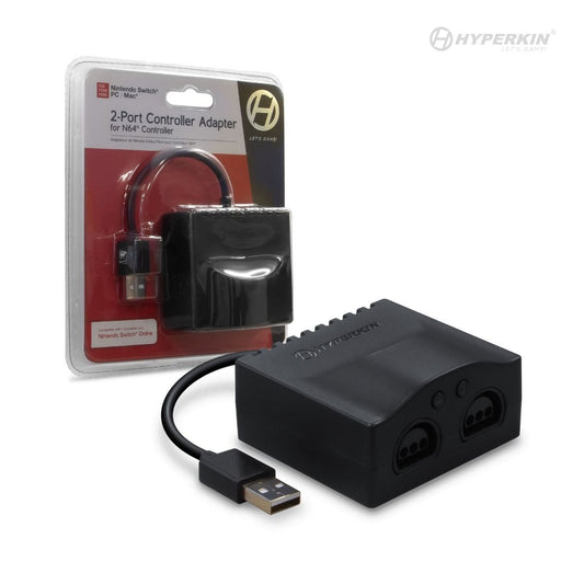 Hyperkin 2-Port USB Controller Adapter for N64