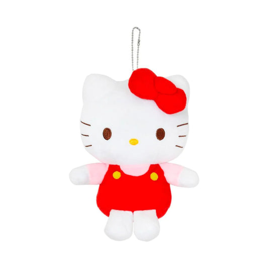 Hello Kitty Plush Pouch with Keychain 6""