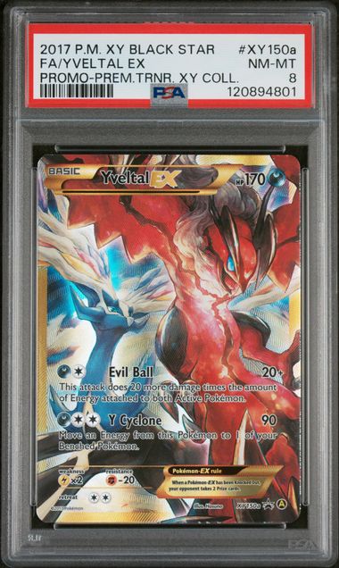 PSA 8 Yvetal EX XY150a XY Promos 801