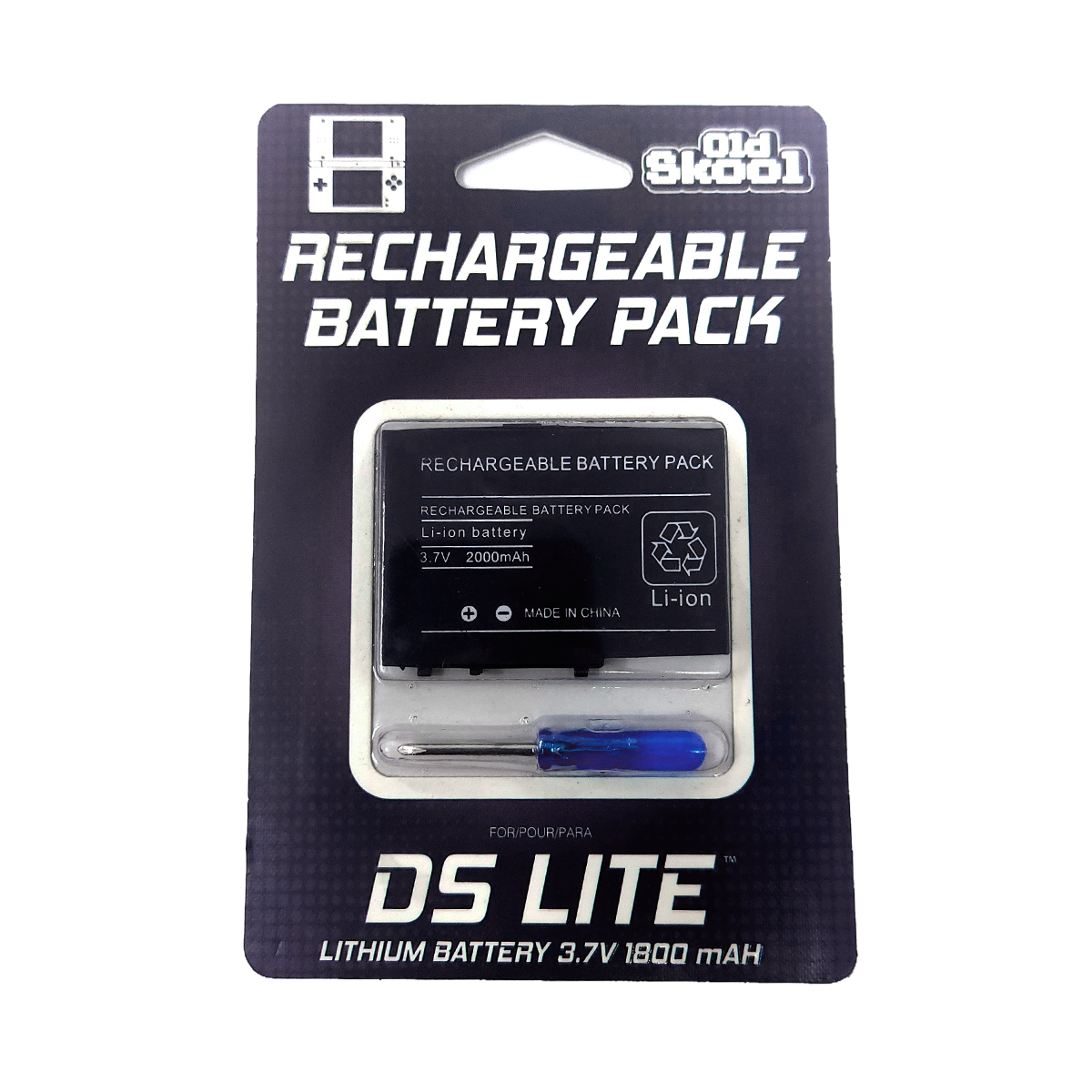 Old Skool DS Lite Rechargeable Battery Pack