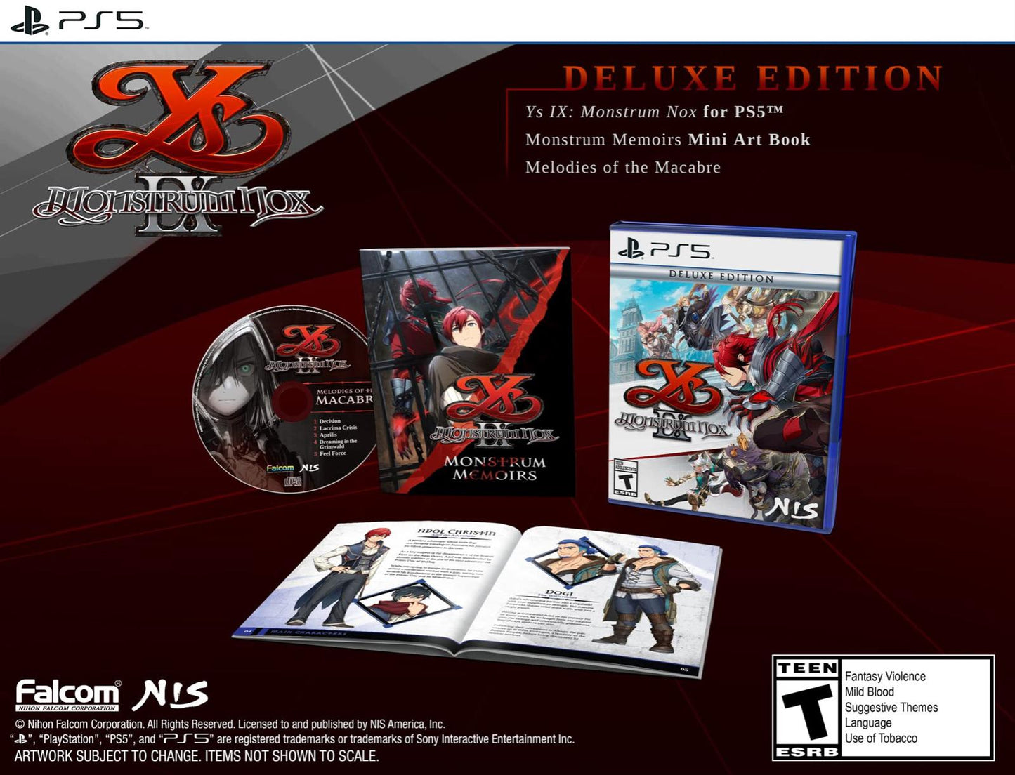 Ys IX: Monstrum Nox [Pact Edition] - Playstation 4