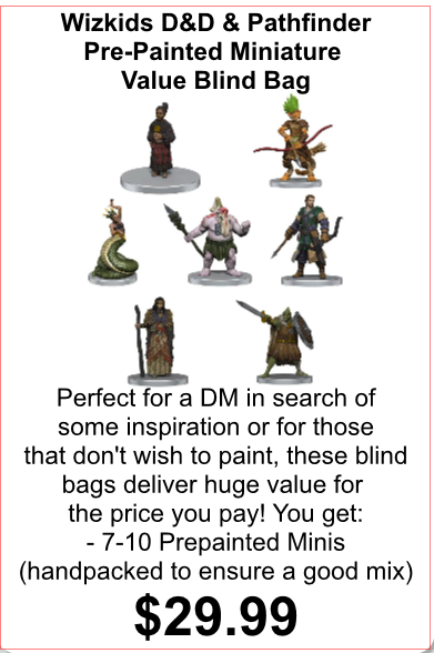 Wizkids D&D & Pathfinder Pre-Painted Miniature Value Blind Bag