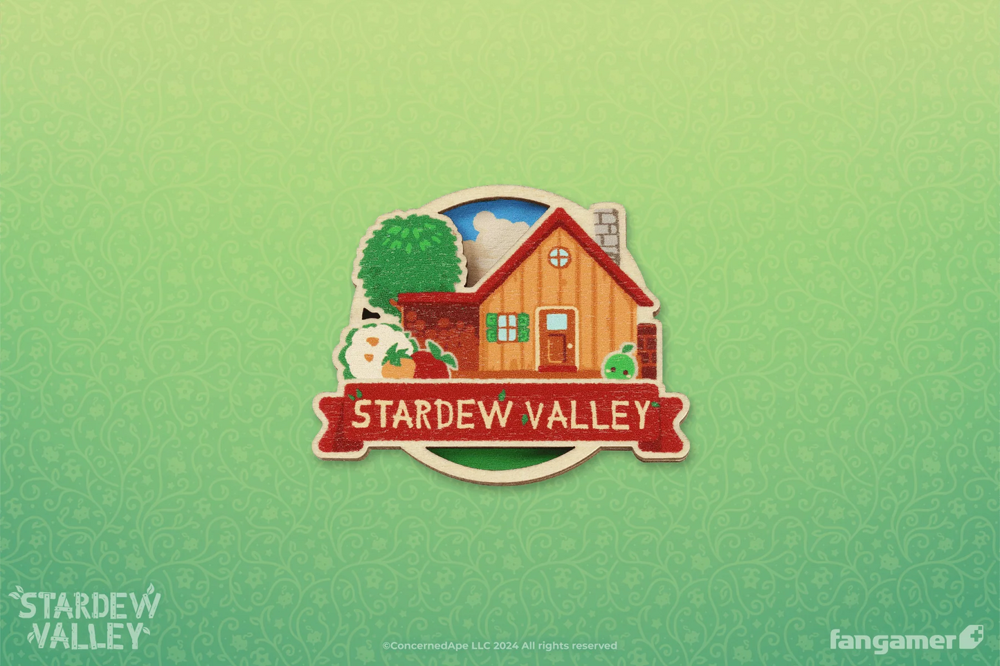 Fangamer Stardew Valley Farmhouse Wooden Pin