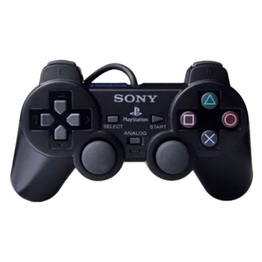 Black Dual Shock Controller - Playstation 2