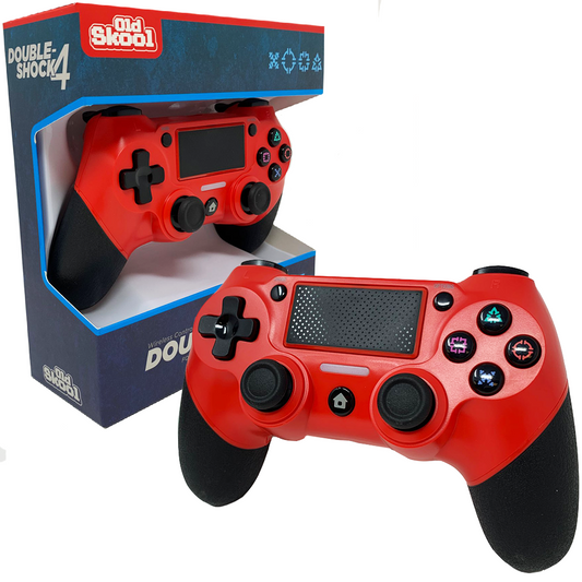 Old Skool Red Double-Shock 4 Wireless Controller